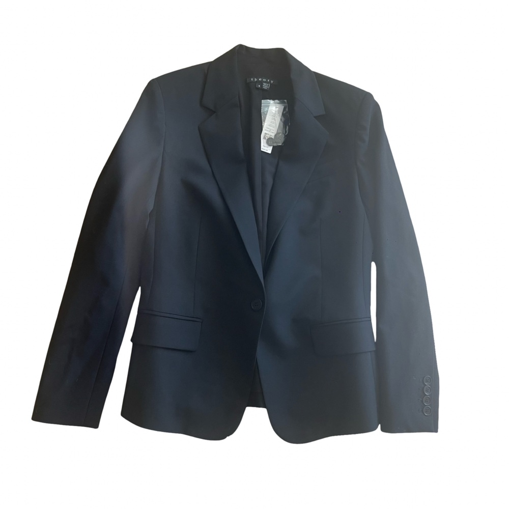 Theory Gabe Classic Black Blazer Jacket
